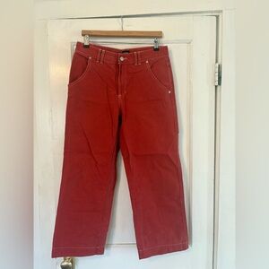 BDG Red Workwear Pants